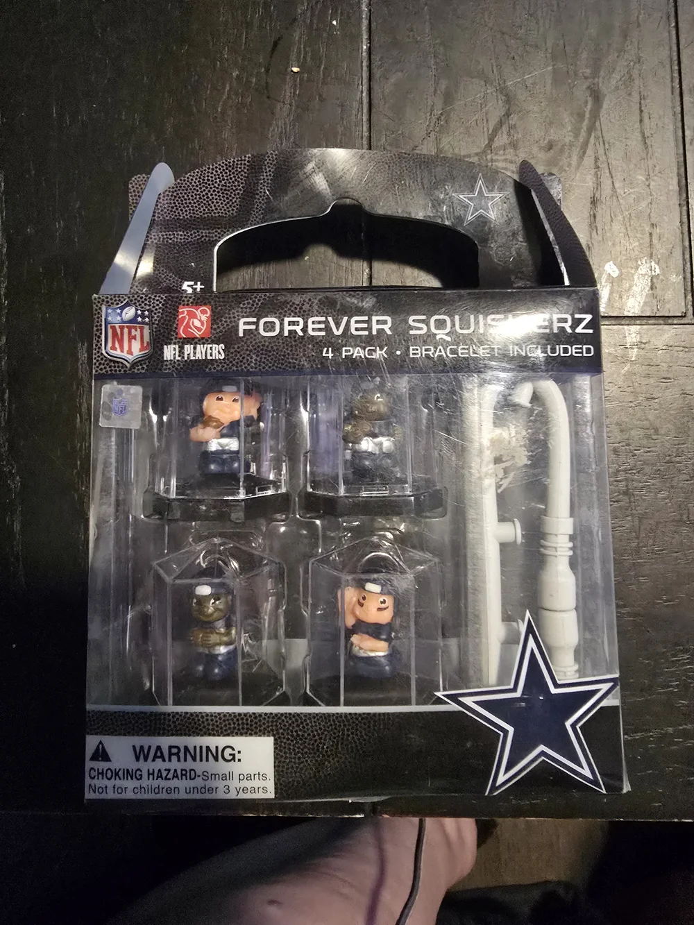 NFL Dallas Cowboys Forever Squeezerz 4-Pack With Bracelet
